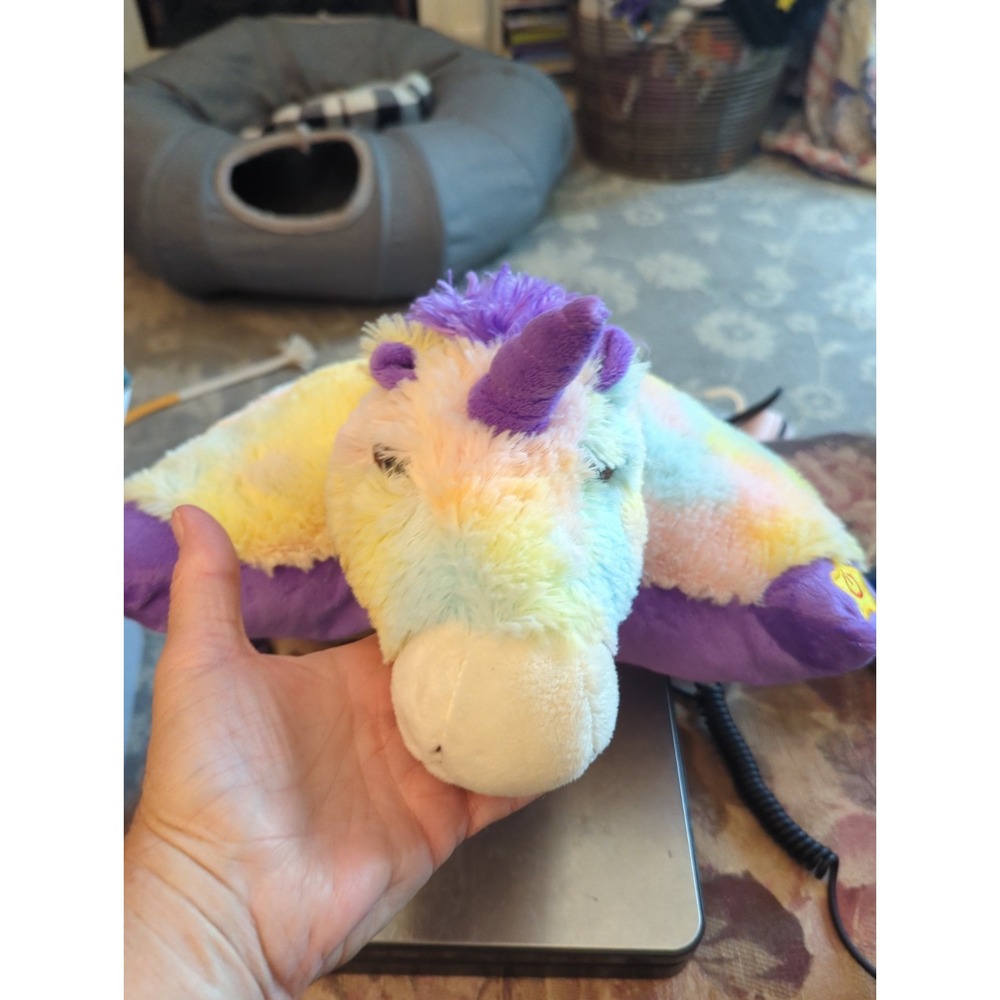 Pillow Pets~ Glow Pets~ 18" Unicorn Plush~2013 Stuffed Unicorn